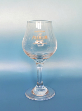 日本制SUNTORY啤酒杯三得利PREMIUM MALT'S神泡 万志高脚杯玻璃杯