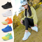 女软底中跟鬼步舞鞋 四季 透气曳步舞蹈鞋 广场舞鞋 网面跳舞运动鞋 男