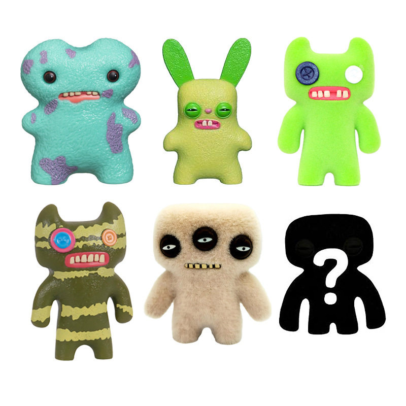 正版FUGGLER萌牙怪兽手办盲盒5+1公仔创意搭配丑萌摆件模型玩具,家居饰品,3D模型摆件,淘宝优惠券,粉丝福利购,淘宝优惠卷