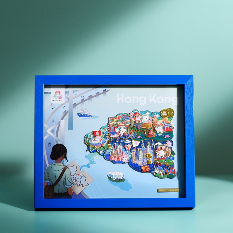 全运会纪念品城市文化拼图徽章