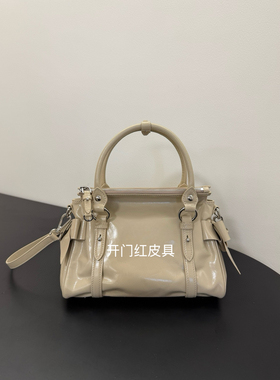 女包蝴蝶结机车包女复古手提斜挎包通勤单肩包中古包平替包