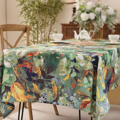 waterproof tablecloth plastic washable table cover mat big