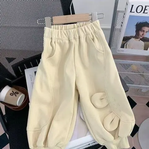 春秋时髦2025女宝宝两件套卫衣外套套装连帽婧麒女童儿童裤子洋气