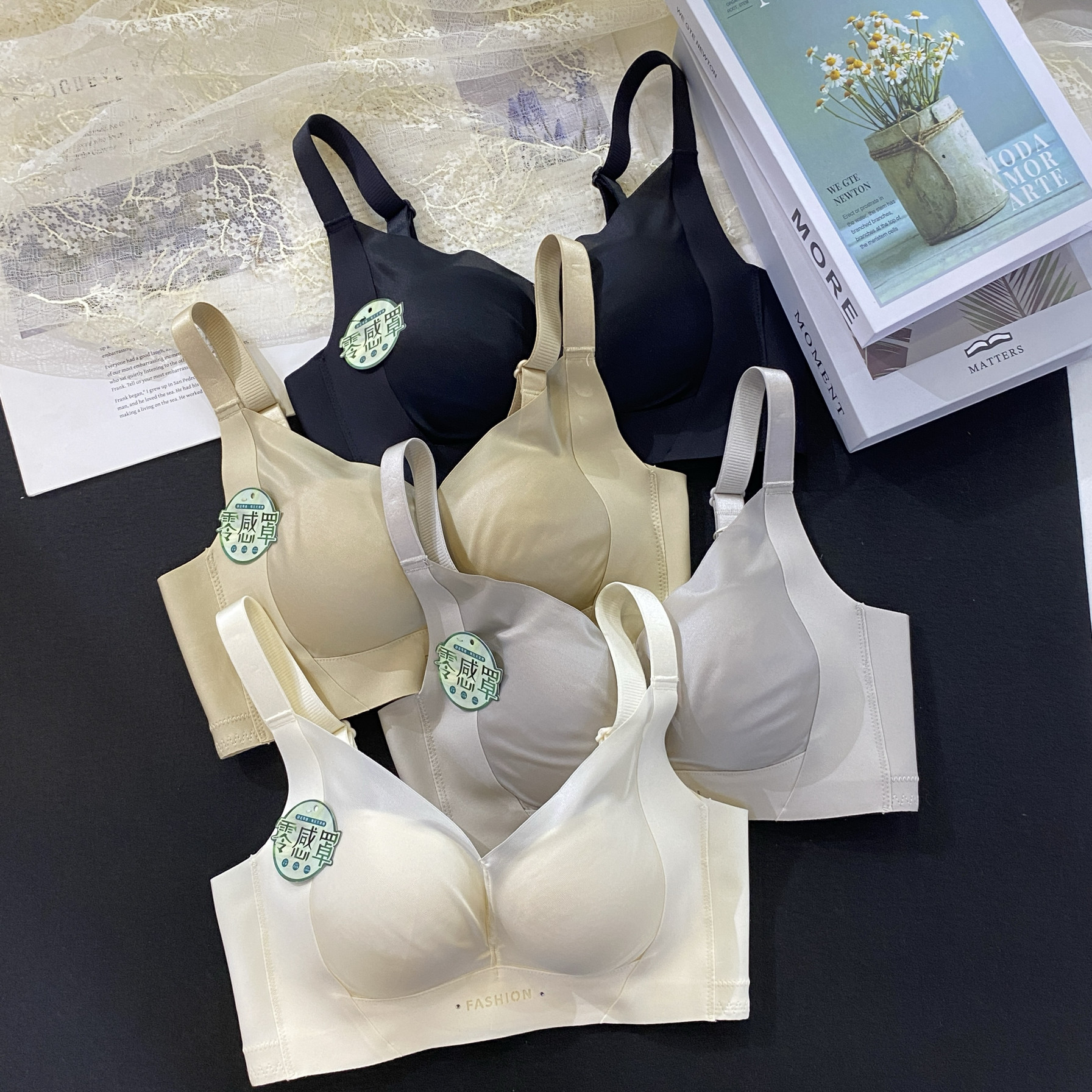 中薄光面丝滑玉肌棉杯无钢圈内衣女调整聚拢收副乳裸感舒适文胸罩,女士内衣/男士内衣/家居服,文胸,淘宝优惠券,粉丝福利购,淘宝优惠卷