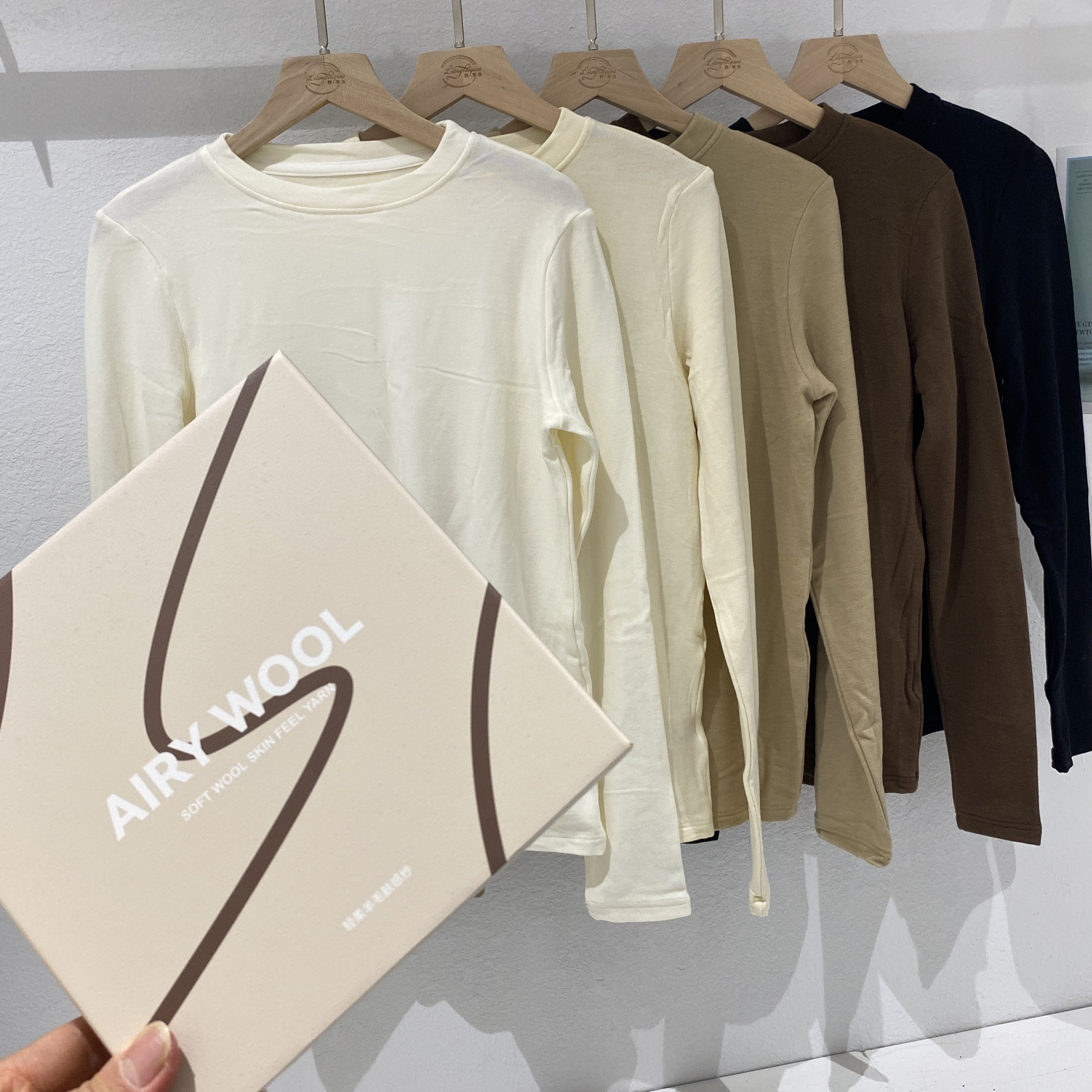 美利奴羊毛打底衫保暖内衣女修身圆领薄款秋衣显瘦抗静电长袖上衣,女士内衣/男士内衣/家居服,保暖上装,淘宝优惠券,粉丝福利购,淘宝优惠卷