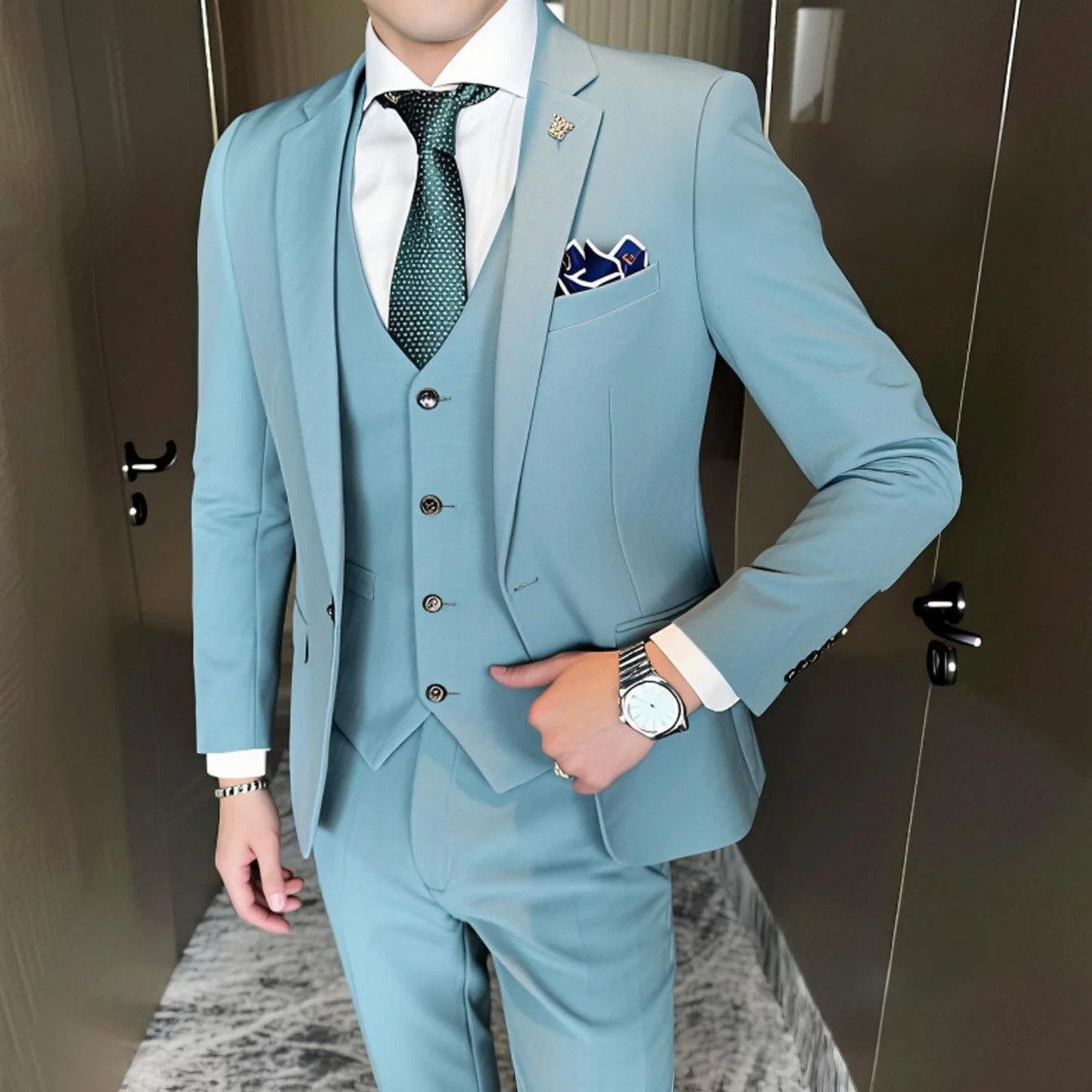 HEMUSECI宴会泽yp西服西服套装