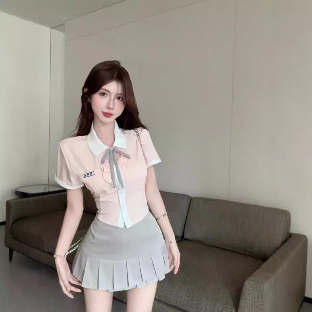 泽yp韩系JK制服纯欲学院风套装女