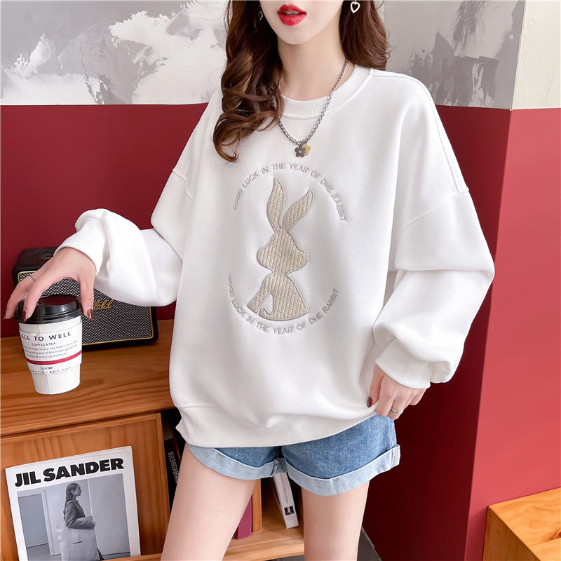 泽yp圆领卫衣女款春秋季长袖透气薄款下半身失踪潮流个性时尚休闲