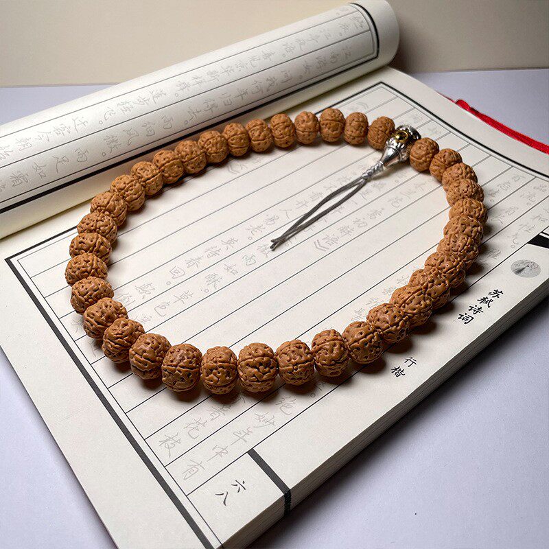 九紫离火运 尼泊尔蛤蟆背小金刚菩提子佛珠手串男女款念珠手链