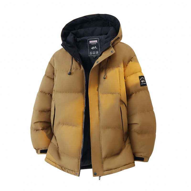 BUFFALO BOUND三防加厚新款连帽加厚保暖棉服男冬季防风棉衣外套