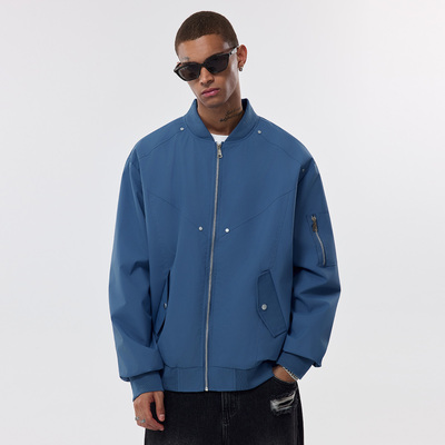 BUFFALO BOUND2025秋季新品运动休闲外套棒球服防风防水冲锋衣