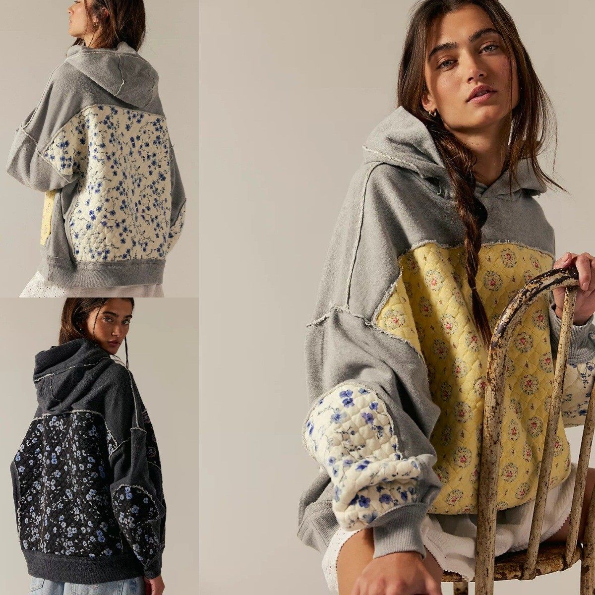 亚马逊秋冬新款跨境欧美女装连帽刺绣拼接卫衣套头休闲上衣女,模玩/动漫/周边/娃圈三坑/桌游,lolita洛丽塔连衣裙,淘宝优惠券,粉丝福利购,淘宝优惠卷