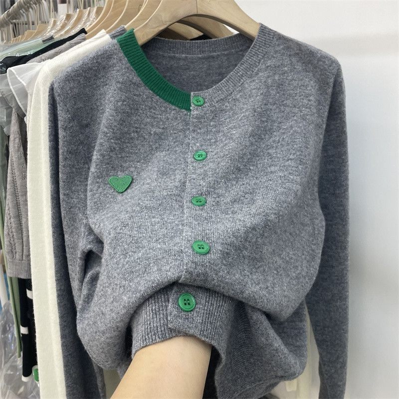 春秋新款韩版温柔风针织开衫女贴布长袖打底上衣洋气宽松毛衣外套,个性定制/设计服务/DIY,连衣裙加工定制,淘宝优惠券,粉丝福利购,淘宝优惠卷