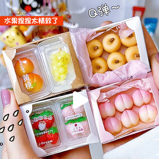 日本扭蛋机挂件玩具迷你水果钥匙扣女可爱解压书包挂件小食玩饰品