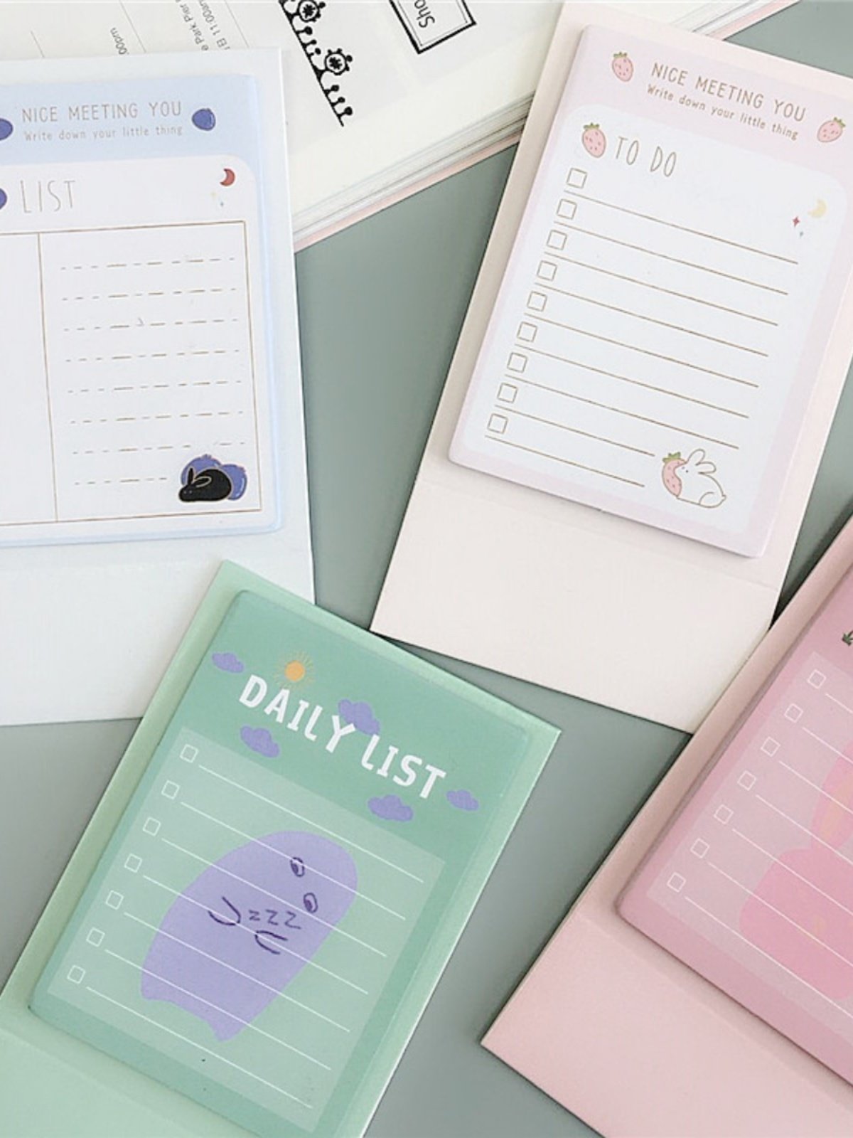 CATSHOW 문구 간단한 할 일 목록 노트 노트 N 번 노트 계획 노트 패드 노트