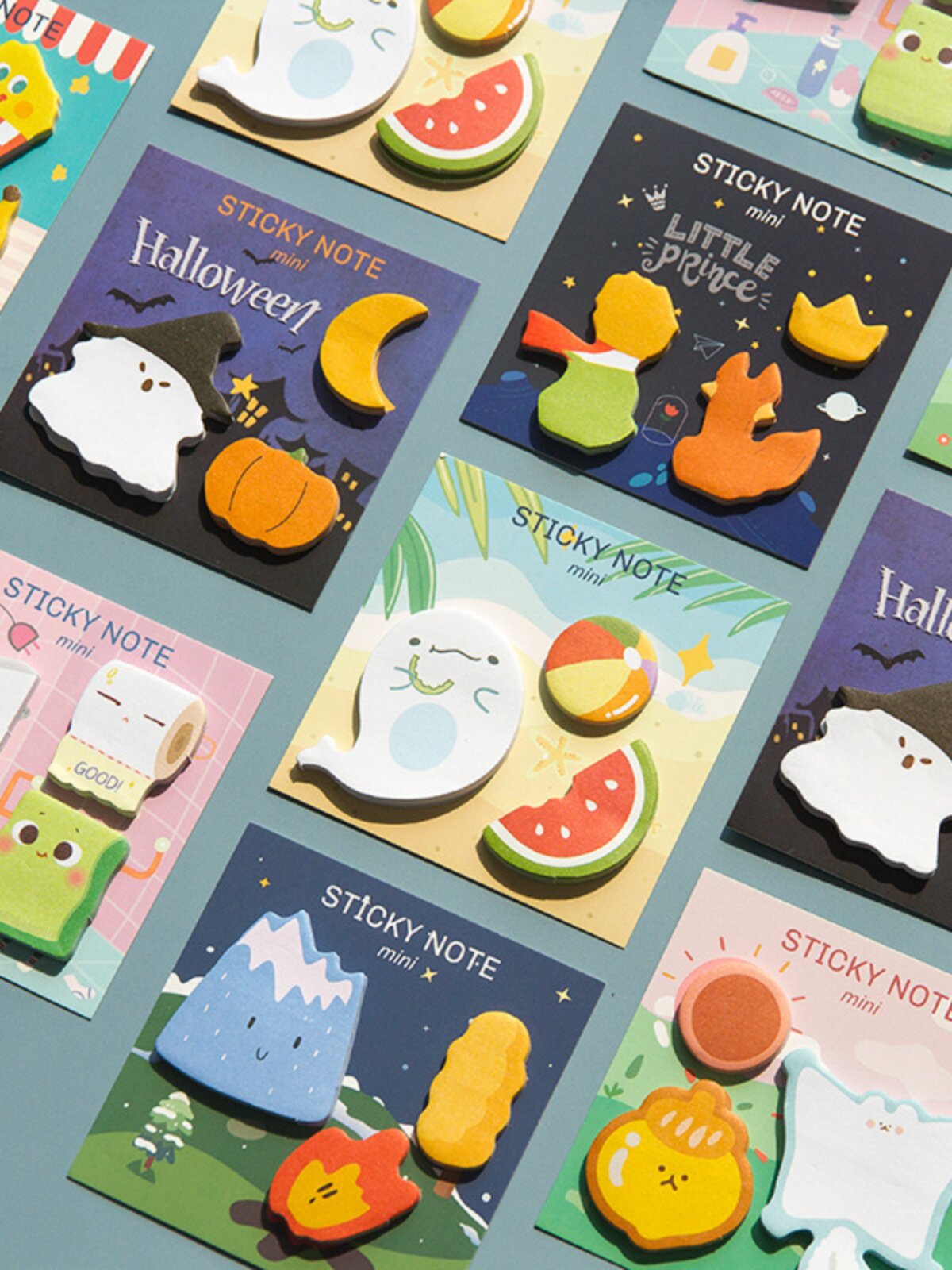 북유럽 창조적 인 어린 시절 스티커 메모 특수 모양의 메모장 메모 메시지 N 번 귀여운 수첩 자료 메모
