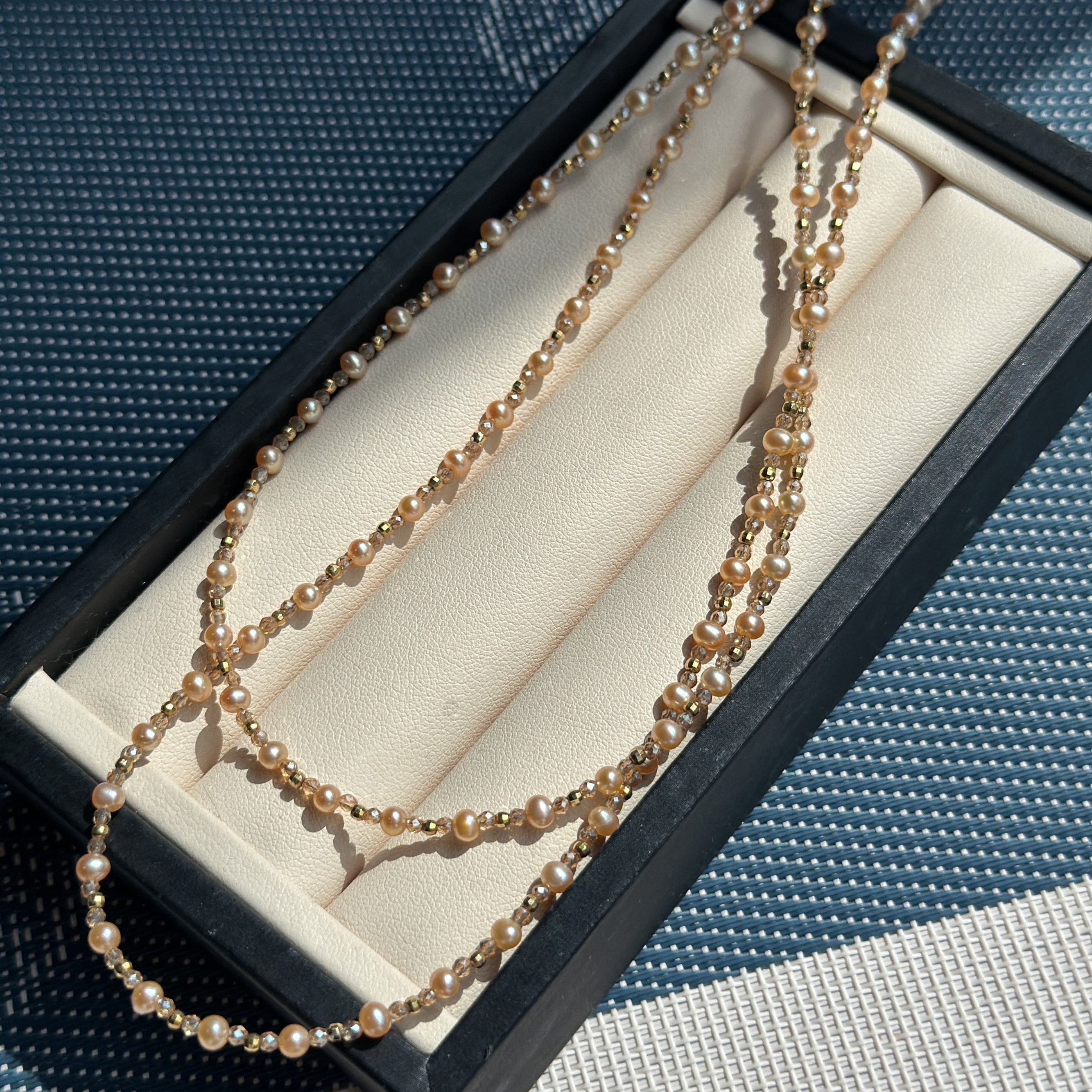 【蜜桃香槟双层项链材料包】手工DIY材料包,饰品/流行首饰/时尚饰品新,其他DIY饰品配件,淘宝优惠券,粉丝福利购,淘宝优惠卷