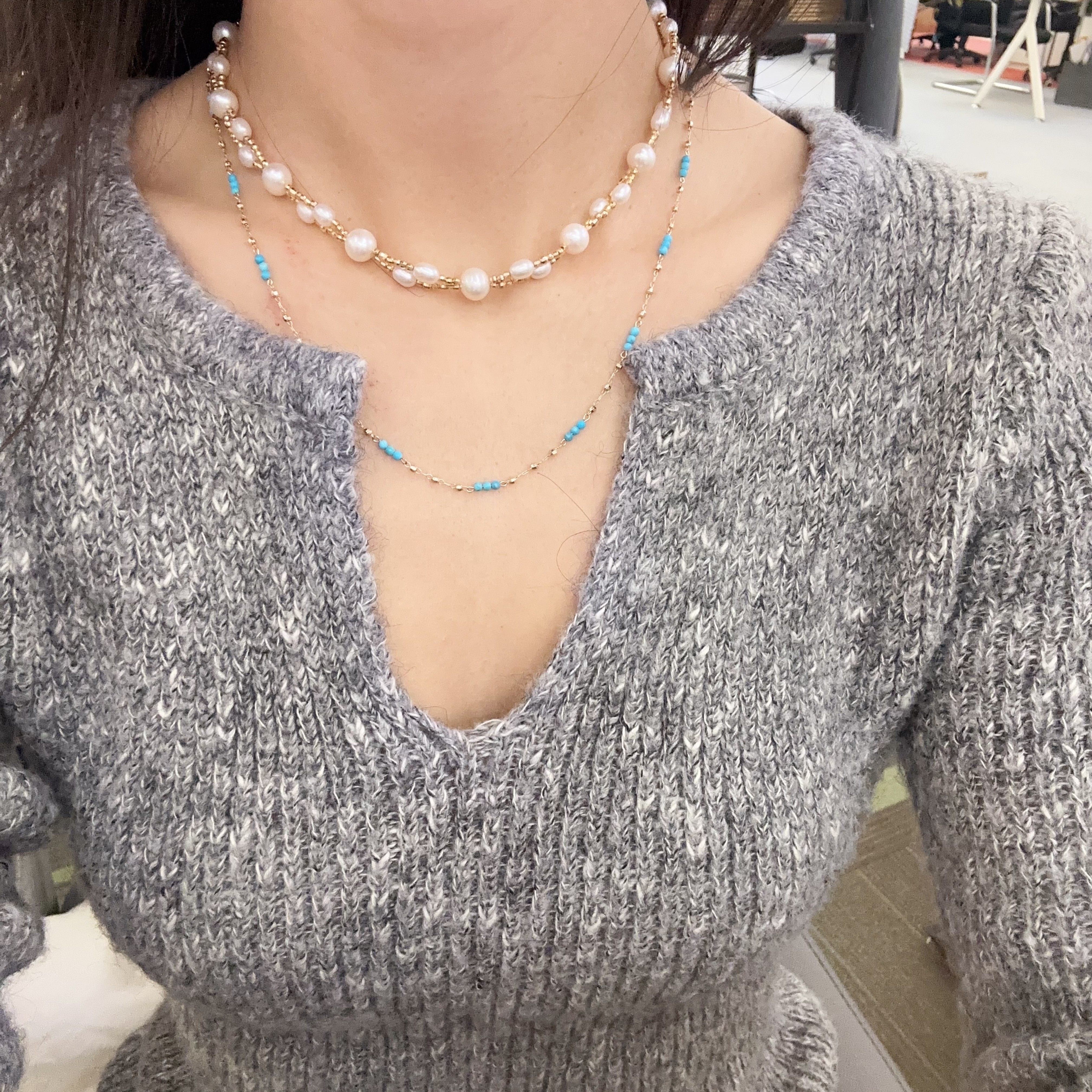 【旭日和风蓝松满天星项链材料包】,饰品/流行首饰/时尚饰品新,其他DIY饰品配件,淘宝优惠券,粉丝福利购,淘宝优惠卷