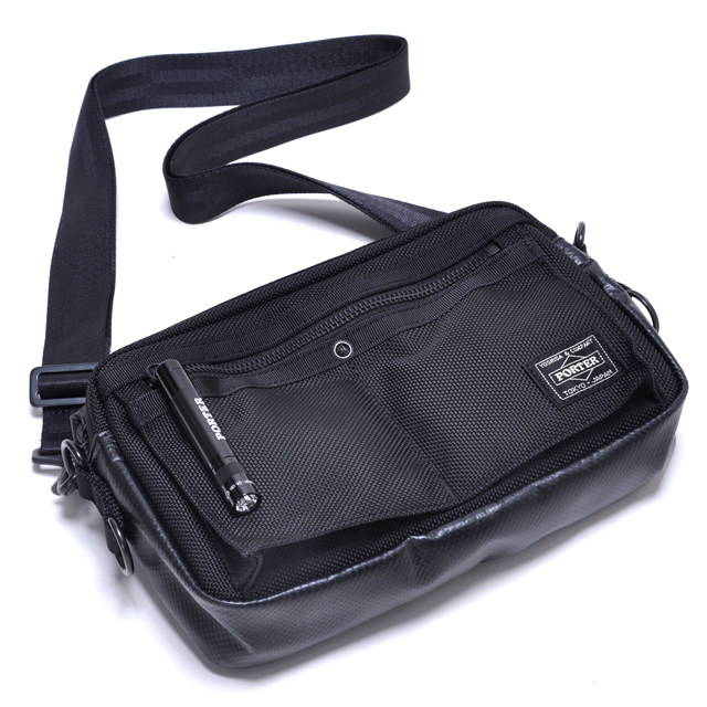 吉田 PORTER HEAT 单肩斜挎腰包通勤小包包 703-06975