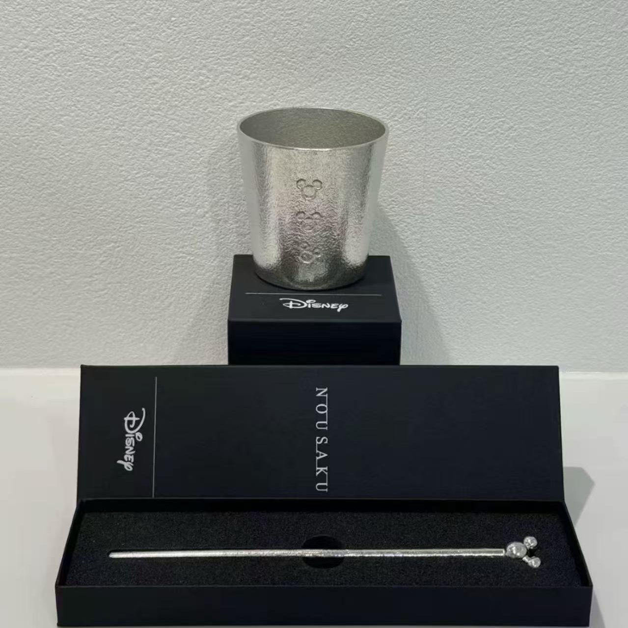 日本制 能作 迪士尼 联名 纯锡酒杯 清酒杯 烈酒杯 200ml