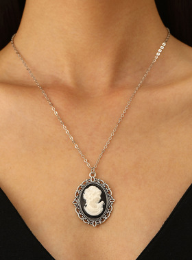 Women Necklace Fashion Choker Jewelry吊坠项链女高级感锁骨链