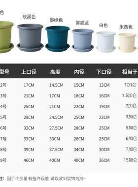 微瑕【没有托盘】树脂加厚四季花盆颜色差不是坏盆小摩擦介意慎拍