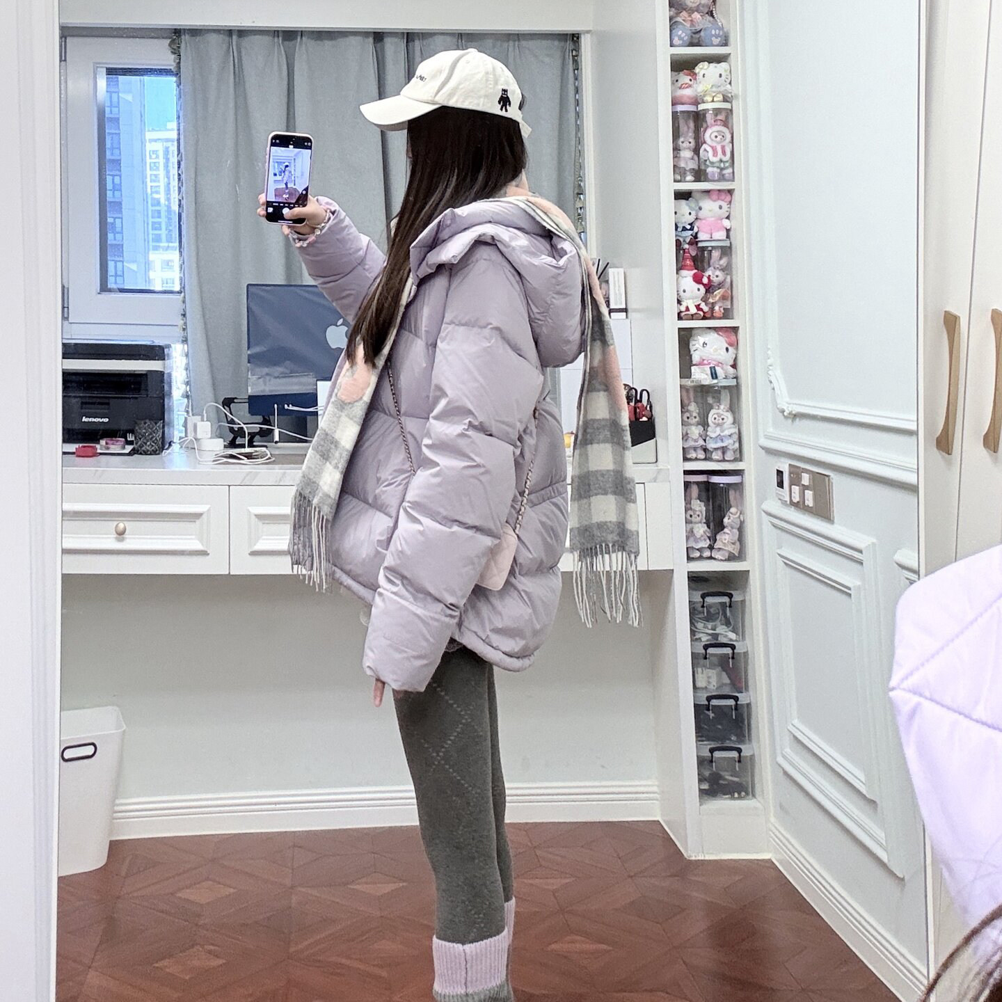 五格羽绒服女短款收腰显瘦白鸭绒