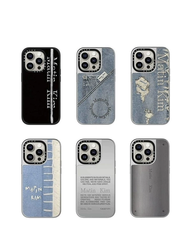 Совместимый чехол для телефона, минималистичная модная элитная джинсовая защитная защитная сумка, Южная Корея, iphone, 14/13, зеркальный эффект, защита при падении