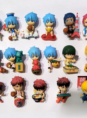 现货Plex正版 黑子的篮球 地区限定 黑子 青峰 黄濑 挂件手办扭蛋