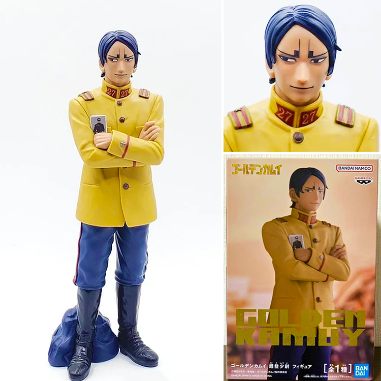 眼镜厂黄金神威景品手办鲤登少尉