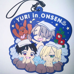 现货 Bushiroad 正版 冰上的尤里 胜生勇利 维克托 尤里 橡胶挂件