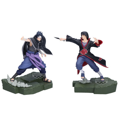 眼镜厂火影忍者佐助鼬景品手办