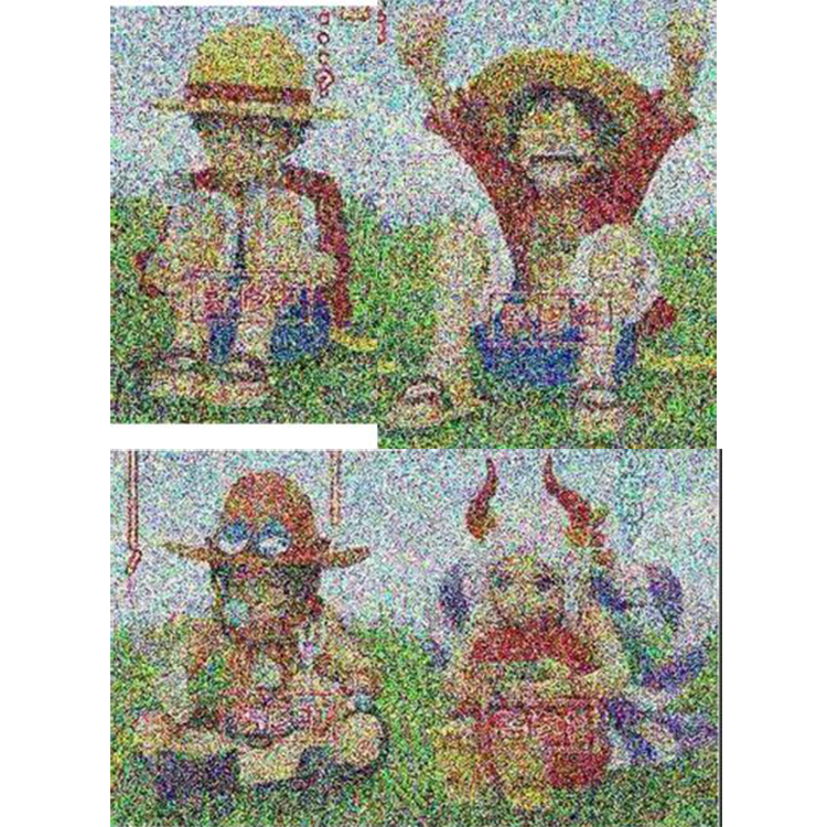 万代海贼王路飞呆等手办扭蛋