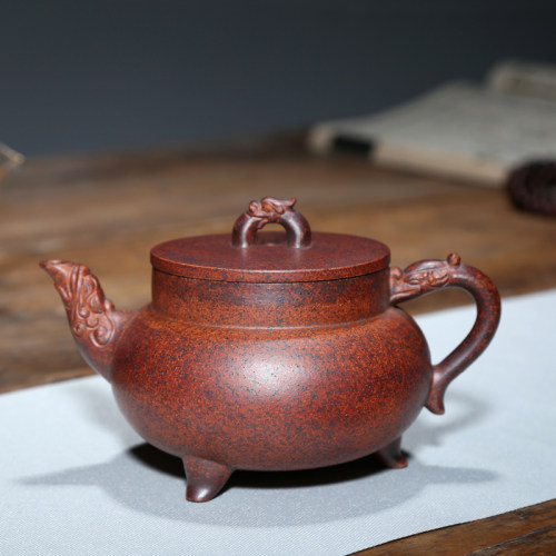 稀有龙骨金砂高难度手制紫砂壶