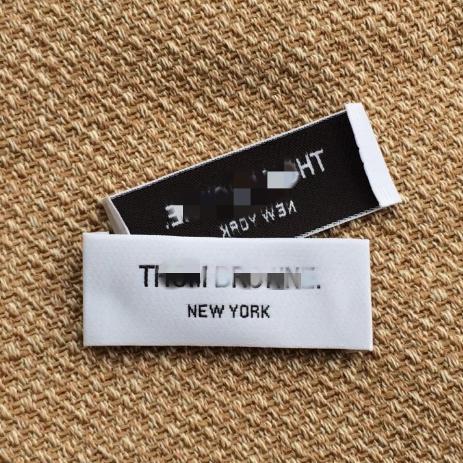 TB领标衣标领标织唛布标定做服装水洗唛头定制吊牌吊粒尺码