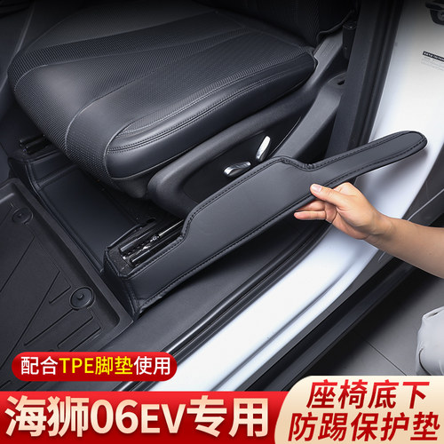 用于2025-2026海狮05EV/DMI 海狮06EV/DMI 脚垫防护垫座椅防踢垫