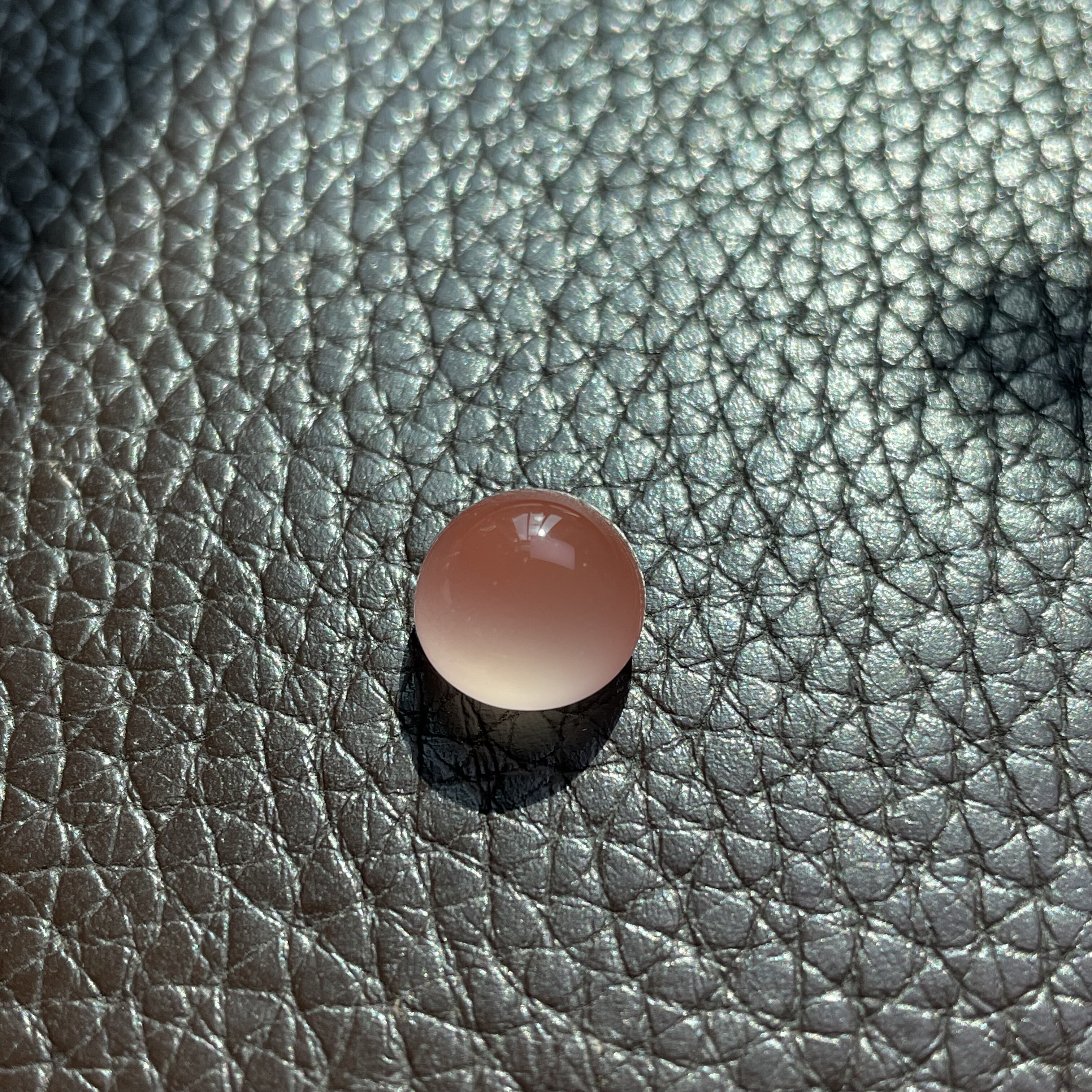 天然南红原矿冰粉色荧光戒指吊坠戒面裸石
