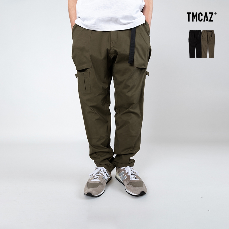 多口袋做旧长裤工装cleanfit