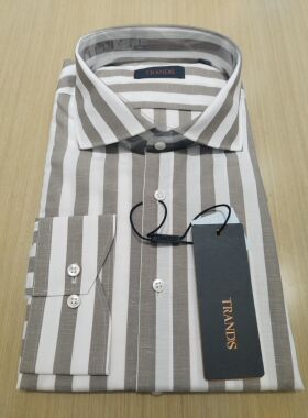 TRANDS精选瑞士厂商ALUMO生产的棉、亚麻混纺面料.轻盈透气