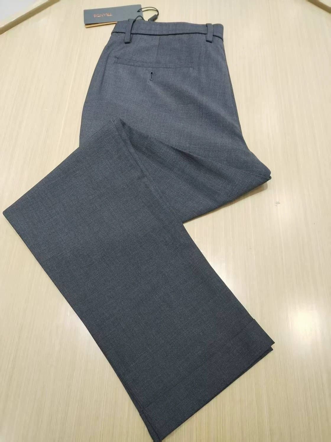 限时清！TRANDS单西裤，可机洗羊毛混纺面料吊牌价2860特价580清,男装,西裤,淘宝优惠券,粉丝福利购,淘宝优惠卷