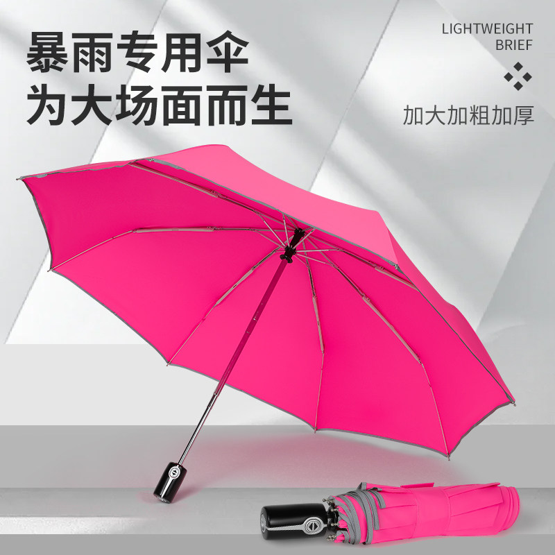 赛维纳Hanmir全自动雨伞加固抗大风暴雨学生折叠车载速干不沾水