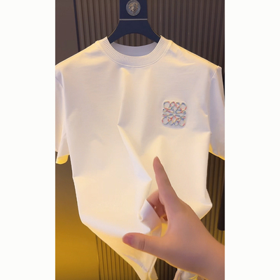 宽松半袖圆领短袖T恤男潮