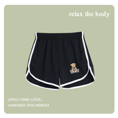 薄款 女夏季 纯棉居家裤 宽松大码 可外穿 可爱小熊短裤 休闲家居裤 睡裤