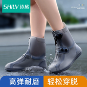 儿童雨靴 套下雨天脚套防雨加厚耐磨水鞋 鞋 套防水防滑男女矽胶雨鞋