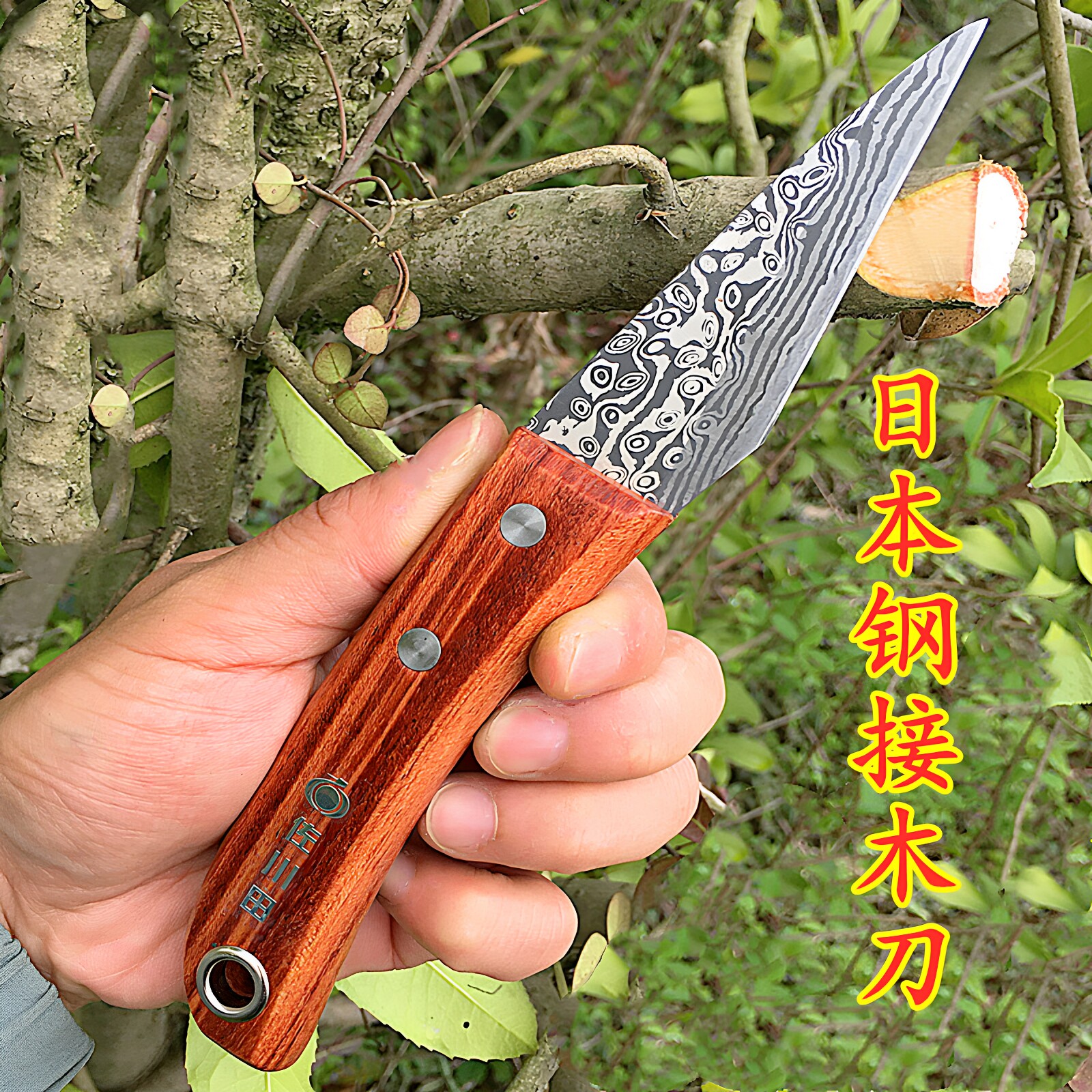 台湾佐川田日本特级钢苗木嫁接刀专业芽接刀盆景接木果树花木