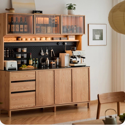 适用宜家小半餐边柜咖啡柜洞洞板置物架挂钩免打孔桌面收纳盒配件