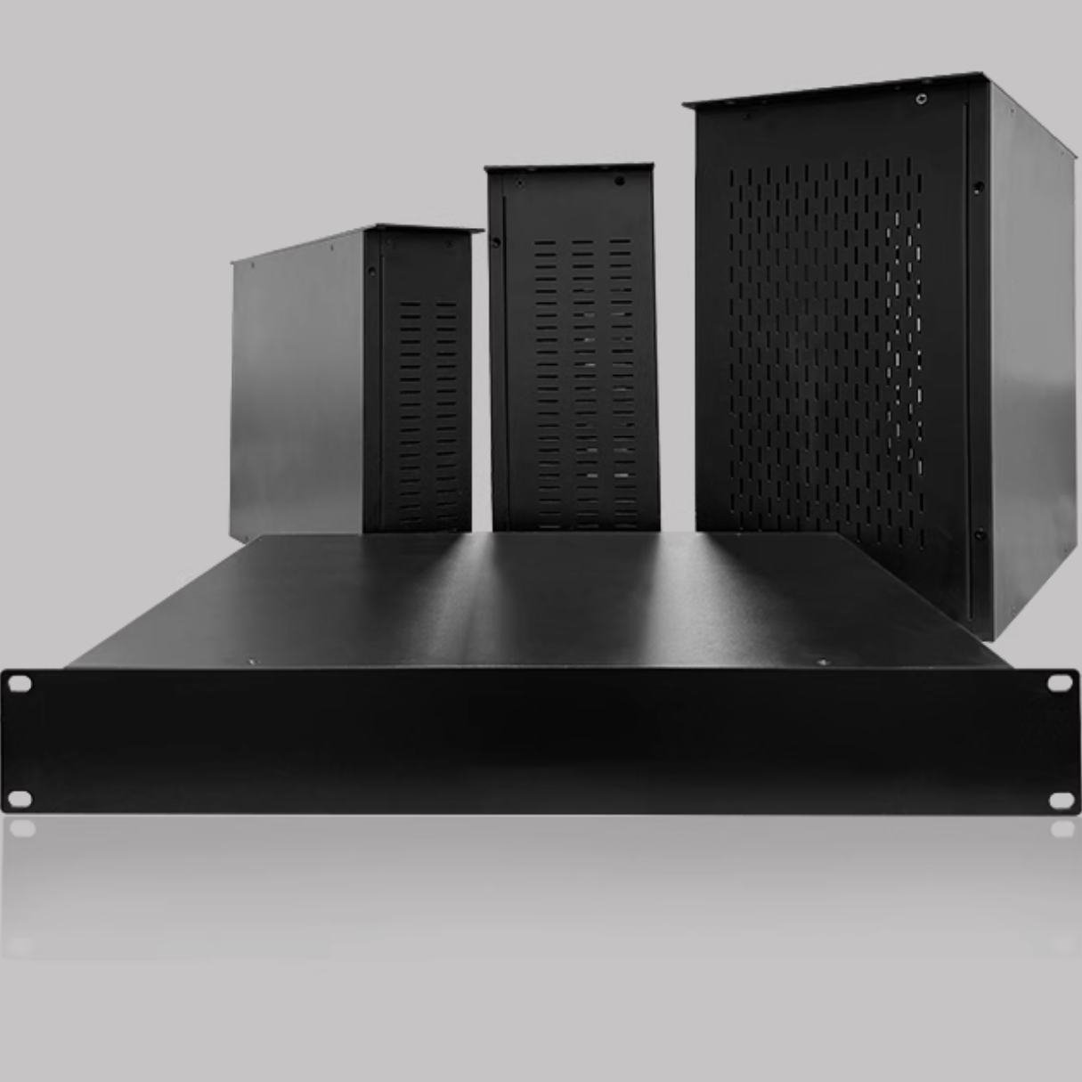 1u2u2025u4u标准工控机箱500深钣金外壳加工工业服务器机箱