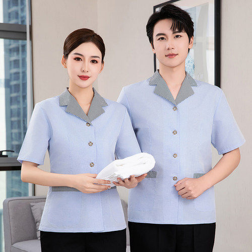 酒店保洁工作服客房服务员服装