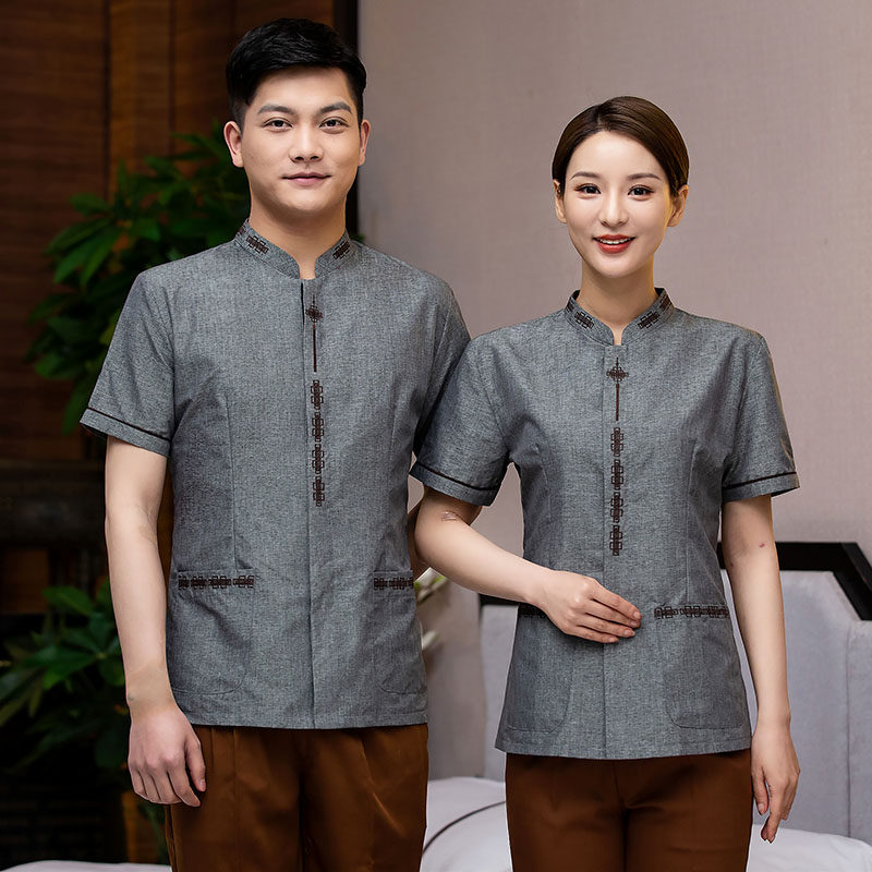 保洁工作服短袖女PA制服酒店宾馆客房物业阿姨服务员清洁工春夏装