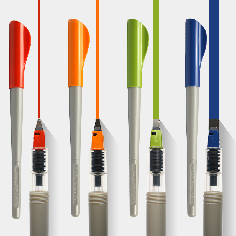 正品日本PILOT百乐英文书法笔平行笔FP3-SS美工笔 含字帖Parallel